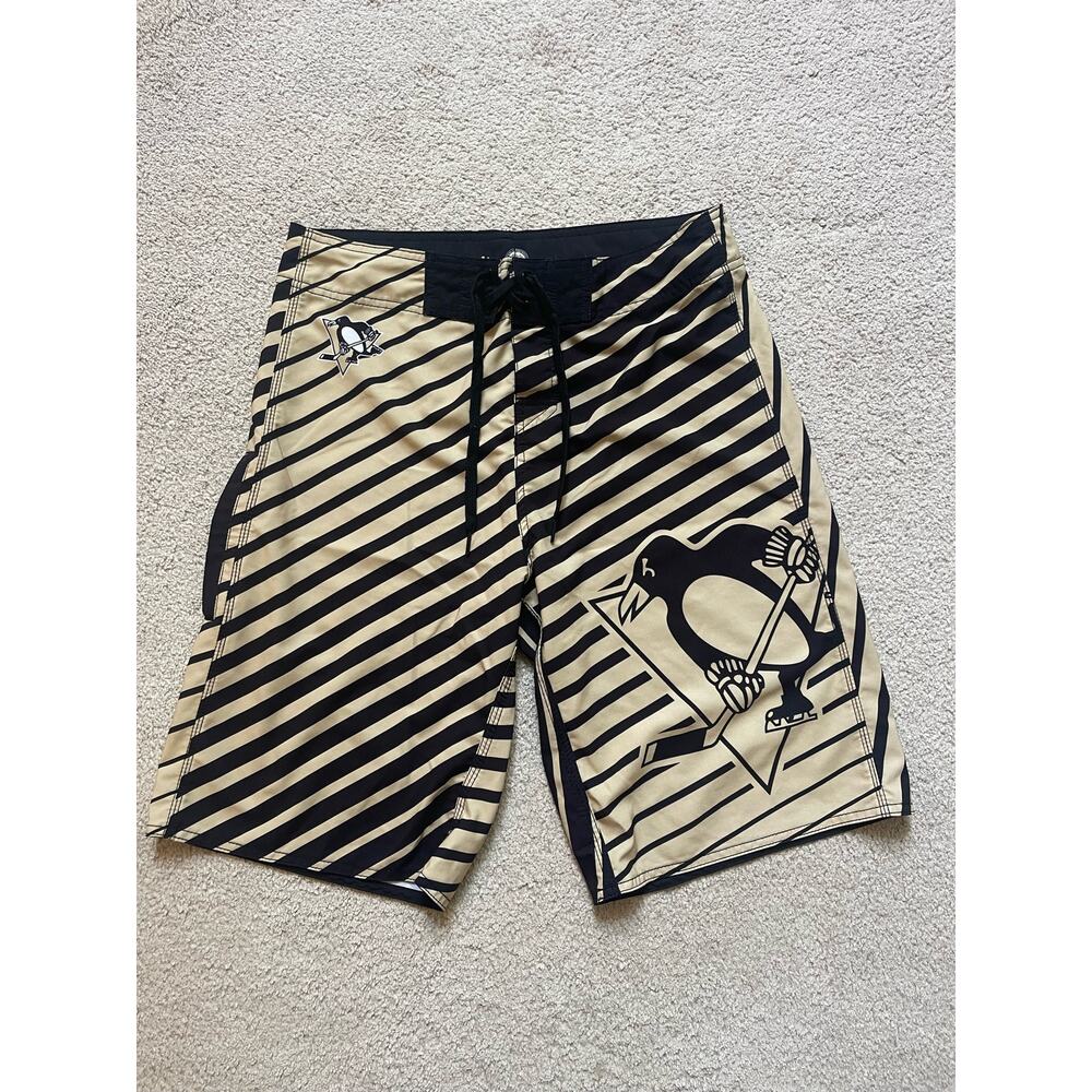 Pittsburgh Penguins Swim Trunks / Board Shorts Size 32